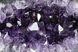 Sparkly Deep-Purple Amethyst Geode - Uruguay #345941-1